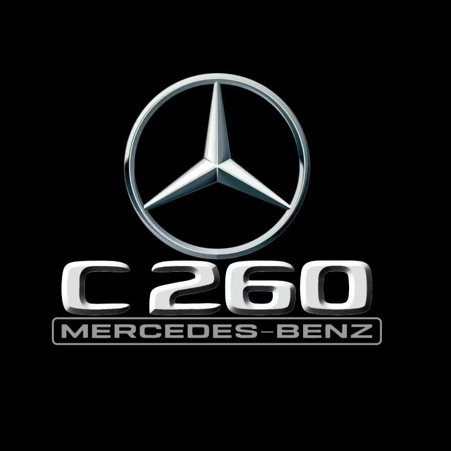 MERCEDES BENZ  C 260 LOGO PROJECTOT LIGHTS  (quantity 1 = 1 sets/2 door lights)Nr.03f030