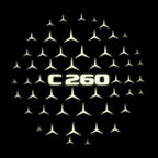MERCEDES BENZ  C 260 LOGO PROJECTOT LIGHTS  (quantity 1 = 1 sets/2 door lights)Nr.03f032