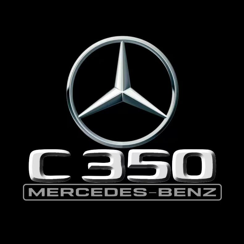 MERCEDES BENZ  C 350 LOGO PROJECTOT LIGHTS  (quantity 1 = 1 sets/2 door lights)Nr.03f040