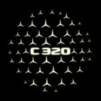 MERCEDES BENZ C 320 LOGO PROJECTOT LIGHTS  (quantity 1 = 1 sets/2 door lights)Nr.03f038
