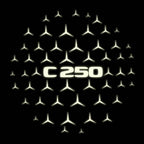 MERCEDES BENZ  C 250 LOGO PROJECTOT LIGHTS  (quantity 1 = 1 sets/2 door lights)Nr.03f028