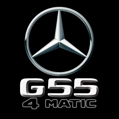 MERCEDES BENZ G55 LOGO PROJECTOR LIGHTS  (quantity 1 = 1 sets/2 door lights)Nr.03f09
