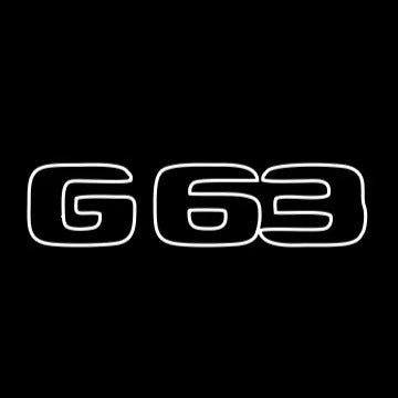 MERCEDES BENZ G63 LOGO PROJECTOR LIGHTS  (quantity 1 = 1 sets/2 door lights)Nr.03f011
