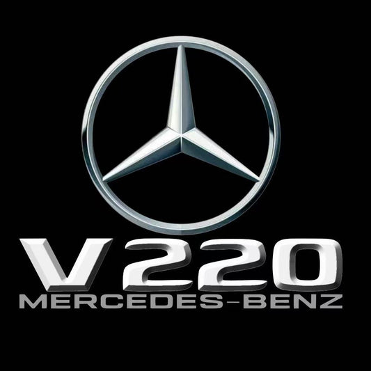 MERCEDES BENZ V 220 LOGO PROJECTOT LIGHTS  (quantity 1 = 1 sets/2 door lights)Nr.03f04