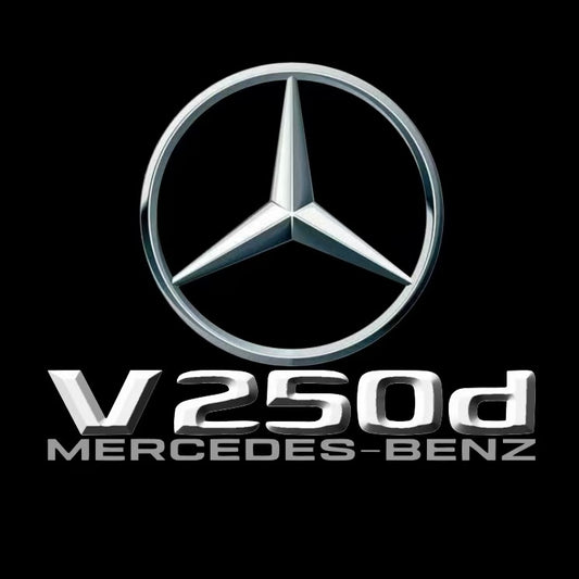MERCEDES BENZ V 250d LOGO PROJECTOT LIGHTS  (quantity 1 = 1 sets/2 door lights)Nr.03f07