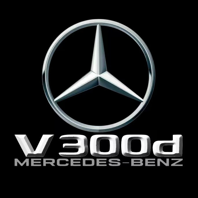 MERCEDES BENZ V 300d LOGO PROJECTOT LIGHTS  (quantity 1 = 1 sets/2 door lights)Nr.03f016