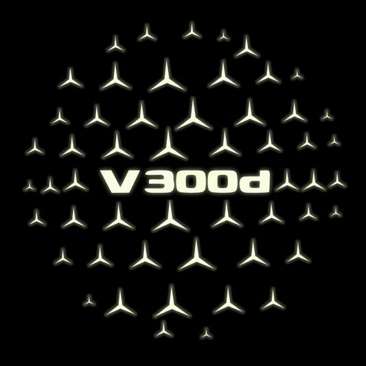 MERCEDES BENZ V 300d LOGO PROJECTOT LIGHTS  (quantity 1 = 1 sets/2 door lights)Nr.03f018
