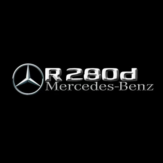 MERCEDES BENZ R 280d LOGO PROJECTOR LIGHTS  (quantity 1 = 1 sets/2 door lights)Nr.03f030