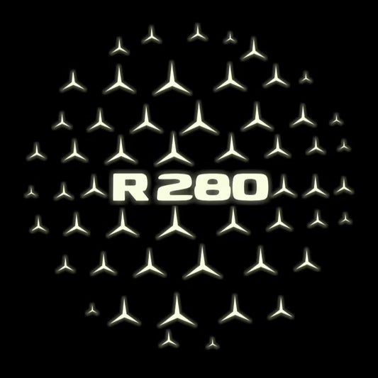 MERCEDES BENZ R 280 LOGO PROJECTOR LIGHTS  (quantity 1 = 1 sets/2 door lights)Nr.03f029