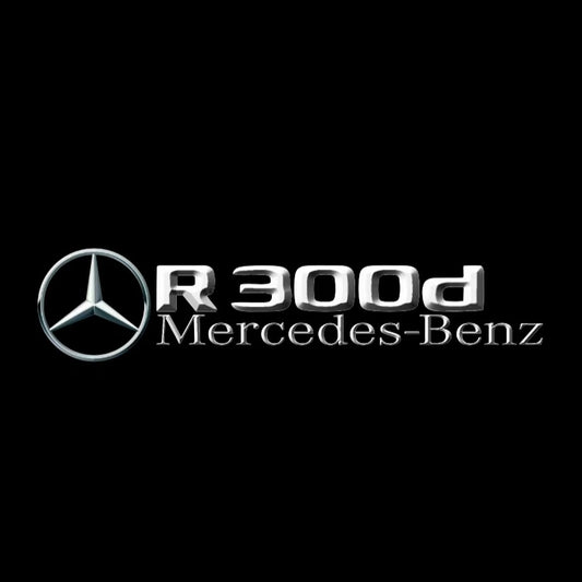 MERCEDES BENZ R 300d LOGO PROJECTOR LIGHTS  (quantity 1 = 1 sets/2 door lights)Nr.03f033