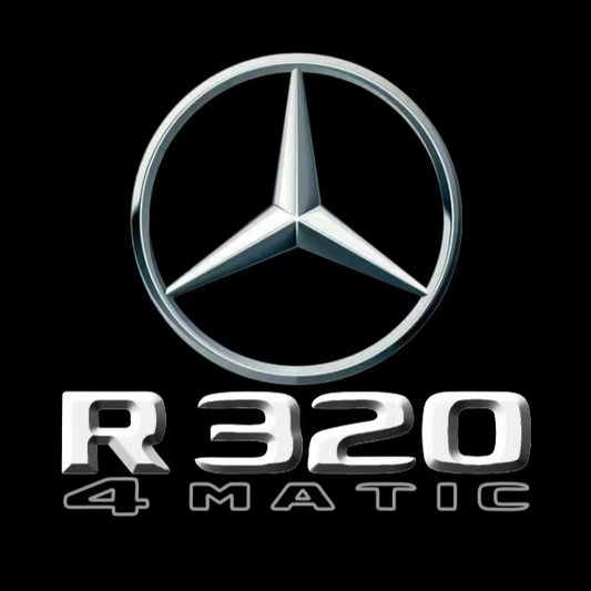 MERCEDES BENZ R 320 LOGO PROJECTOR LIGHTS  (quantity 1 = 1 sets/2 door lights)Nr.03f034