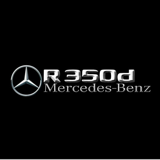 MERCEDES BENZ R 350d LOGO PROJECTOR LIGHTS  (quantity 1 = 1 sets/2 door lights)Nr.03f039