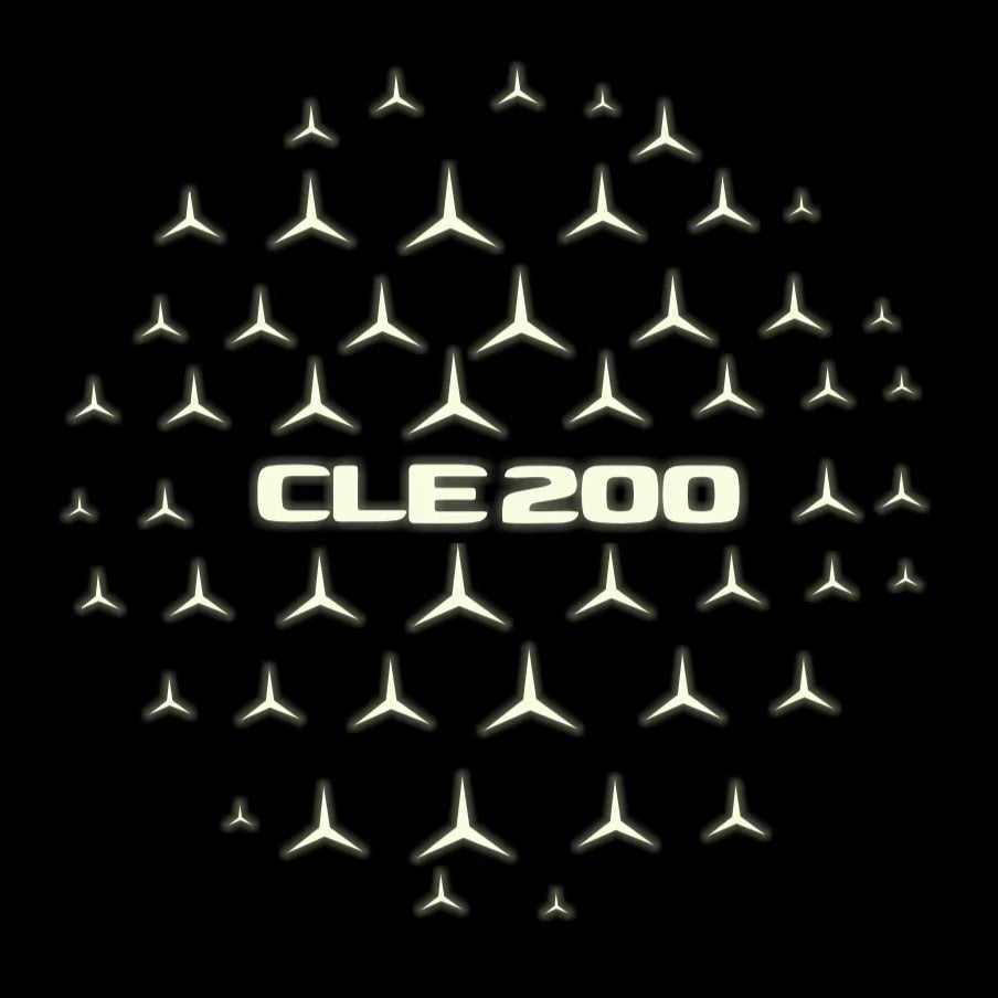 MERCEDES BENZ CLE 200  LOGO PROJECTOT LIGHTS  (quantity 1 = 1 sets/2 door lights)Nr.03f013