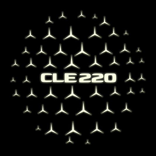 MERCEDES BENZ CLE 220  LOGO PROJECTOT LIGHTS  (quantity 1 = 1 sets/2 door lights)Nr.03f015
