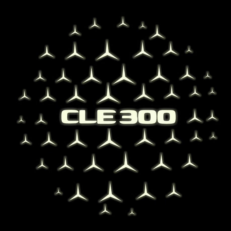 MERCEDES BENZ CLE 300  LOGO PROJECTOT LIGHTS  (quantity 1 = 1 sets/2 door lights)Nr.03f019
