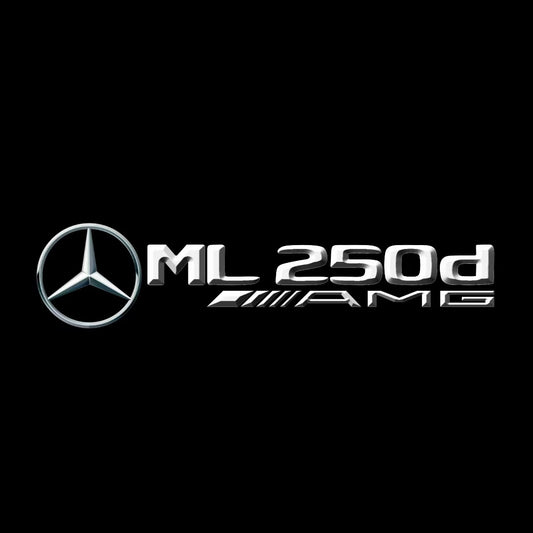 MERCEDES BENZ ML 250d LOGO PROJECTOR LIGHTS  (quantity 1 = 1 sets/2 door lights)Nr.03f015