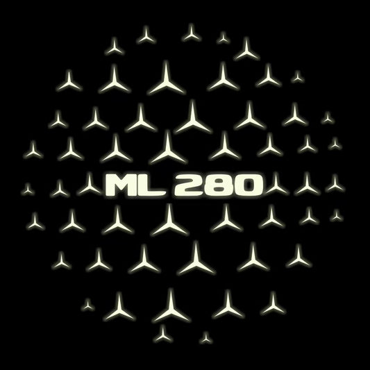 MERCEDES BENZ ML 280 LOGO PROJECTOR LIGHTS  (quantity 1 = 1 sets/2 door lights)Nr.03f017