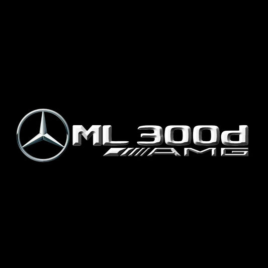 MERCEDES BENZ ML 300d LOGO PROJECTOR LIGHTS  (quantity 1 = 1 sets/2 door lights)Nr.03f021