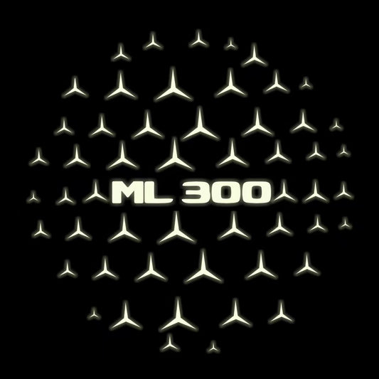MERCEDES BENZ ML 300 LOGO PROJECTOR LIGHTS  (quantity 1 = 1 sets/2 door lights)Nr.03f020