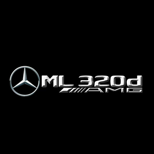 MERCEDES BENZ ML 320d LOGO PROJECTOR LIGHTS  (quantity 1 = 1 sets/2 door lights)Nr.03f024