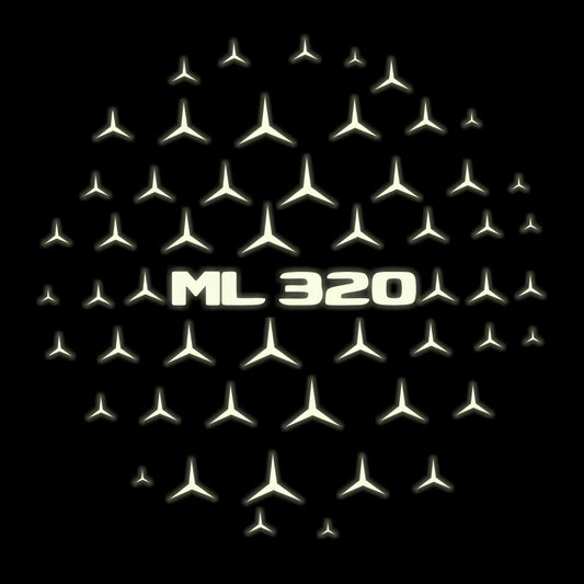 MERCEDES BENZ ML 320 LOGO PROJECTOR LIGHTS  (quantity 1 = 1 sets/2 door lights)Nr.03f023