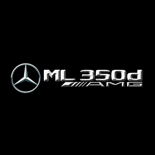 MERCEDES BENZ ML 350d LOGO PROJECTOR LIGHTS  (quantity 1 = 1 sets/2 door lights)Nr.03f027