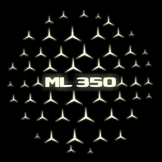 MERCEDES BENZ ML 350 LOGO PROJECTOR LIGHTS  (quantity 1 = 1 sets/2 door lights)Nr.03f026