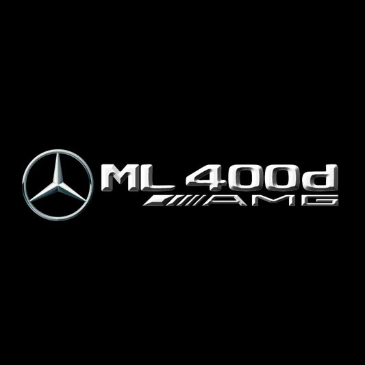 MERCEDES BENZ ML 400d LOGO PROJECTOR LIGHTS  (quantity 1 = 1 sets/2 door lights)Nr.03f030