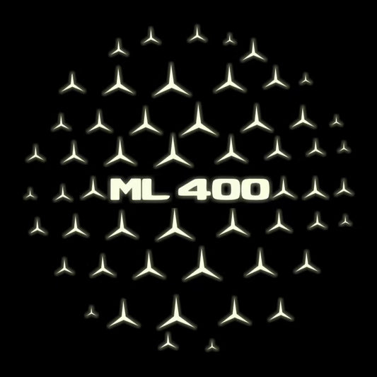 MERCEDES BENZ ML 400 LOGO PROJECTOR LIGHTS  (quantity 1 = 1 sets/2 door lights)Nr.03f029