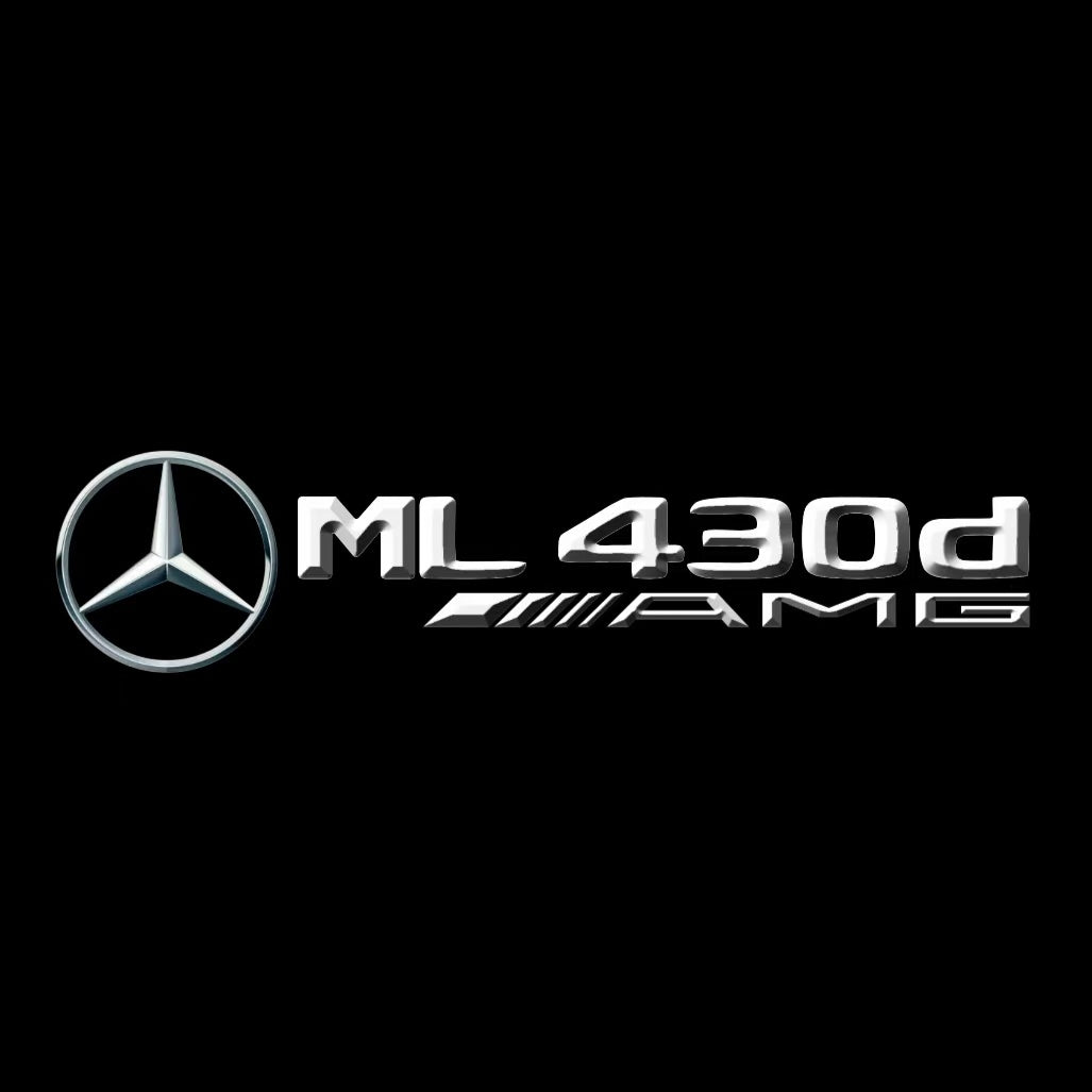 MERCEDES BENZ ML 430d LOGO PROJECTOR LIGHTS  (quantity 1 = 1 sets/2 door lights)Nr.03f033
