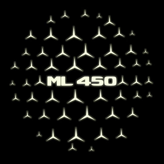 MERCEDES BENZ ML 450 LOGO PROJECTOR LIGHTS  (quantity 1 = 1 sets/2 door lights)Nr.03f035
