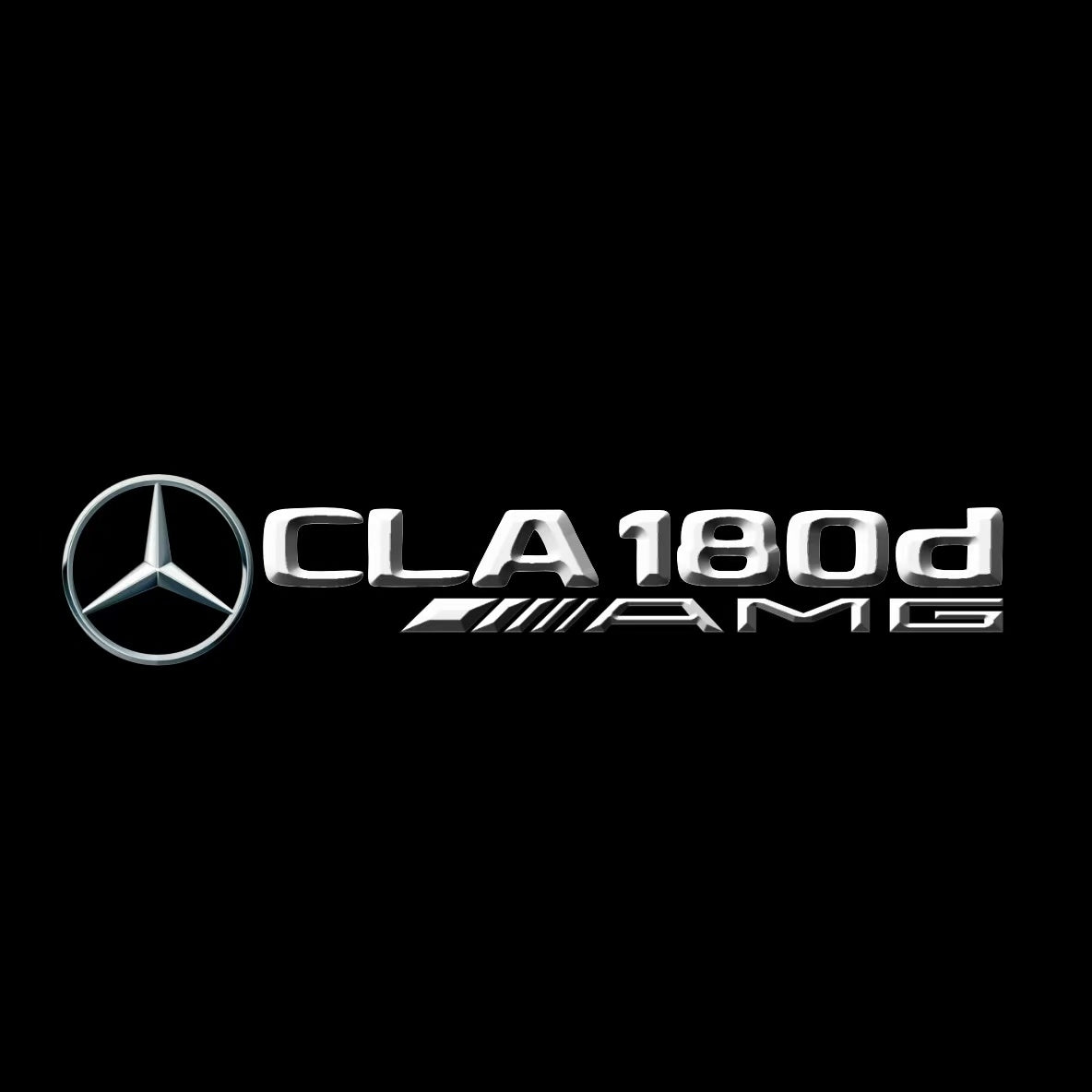 MERCEDES BENZ CLA 180  LOGO PROJECTOT LIGHTS  (quantity 1 = 1 sets/2 door lights)Nr.03f014