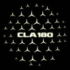 MERCEDES BENZ CLA 180  LOGO PROJECTOT LIGHTS  (quantity 1 = 1 sets/2 door lights)Nr.03f015