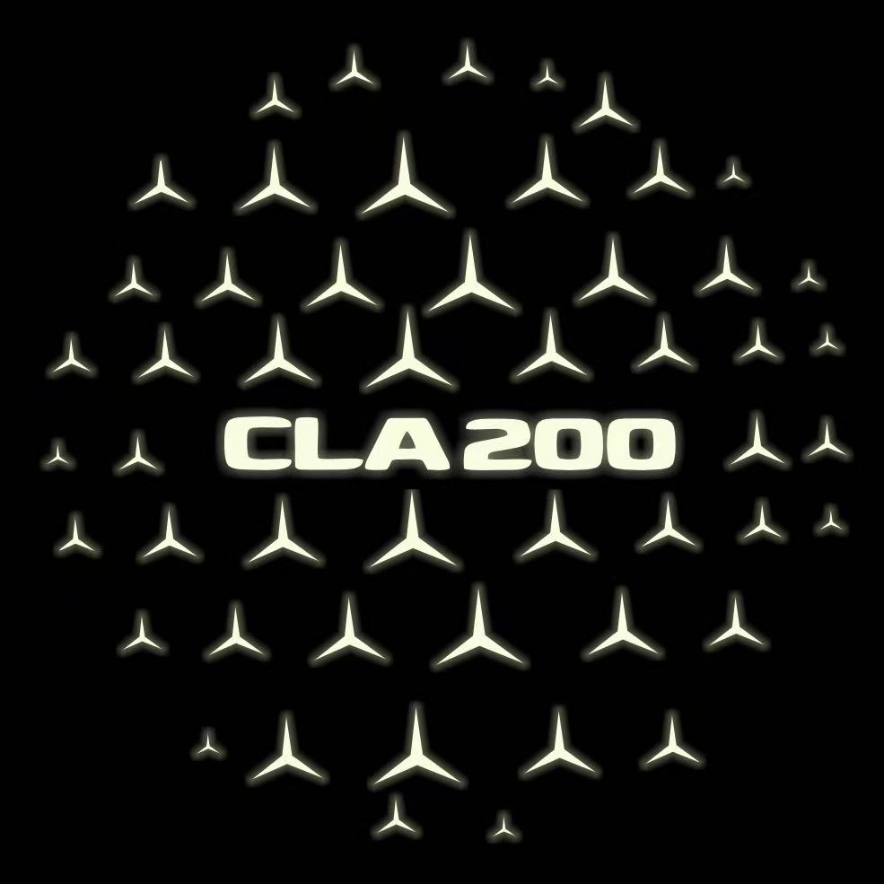 MERCEDES BENZ CLA 200  LOGO PROJECTOT LIGHTS  (quantity 1 = 1 sets/2 door lights)Nr.03f018