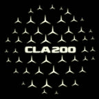 MERCEDES BENZ CLA 200  LOGO PROJECTOT LIGHTS  (quantity 1 = 1 sets/2 door lights)Nr.03f018