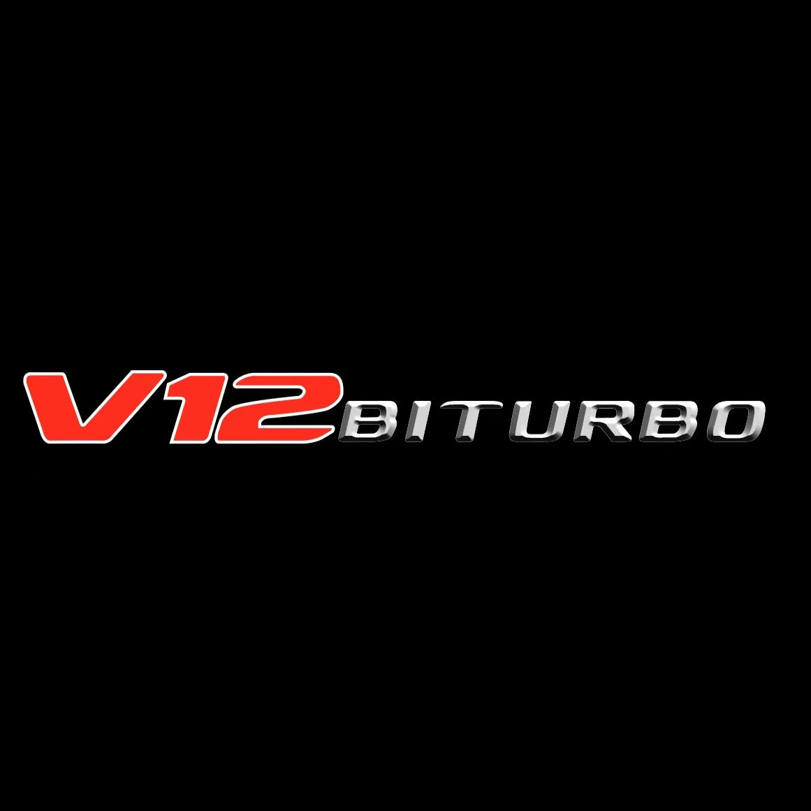 MERCEDES V12 BENZ BITURBO LOGO PROJECTOT LIGHTS(quantity 1 = 1 sets/2 door lights) Nr.03f 05