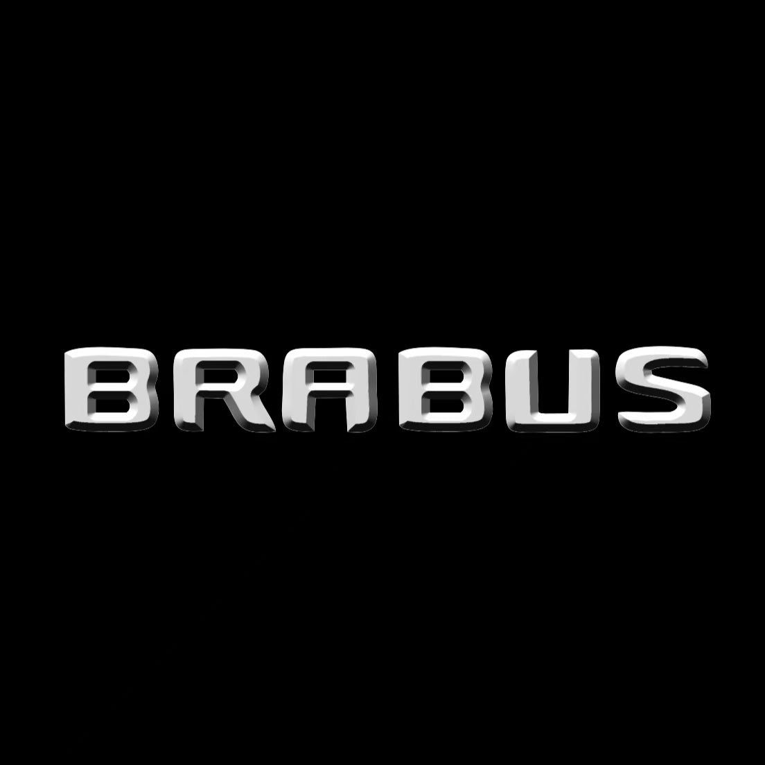 MERCEDES BENZ BRABUS LOGO PROJECTOT LIGHTS(quantity 1 = 1 sets/2 door lights) Nr.03f 010