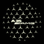MERCEDES BENZ A35 AMG  LOGO PROJECTOR LIGHTS  (quantity 1 = 1 sets/2 door lights)Nr.03f023