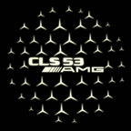 MERCEDES BENZ  CLS 53 AMG LOGO PROJECTOT LIGHTS  (quantity 1 = 1 sets/2 door lights)Nr.03f05