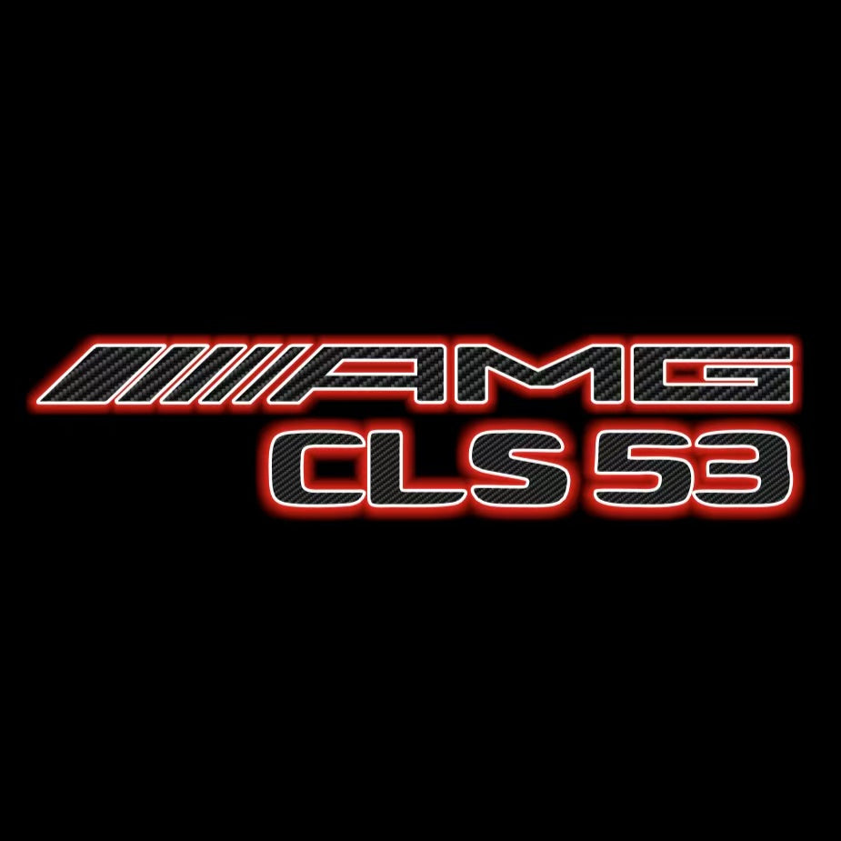 MERCEDES BENZ  CLS 53 AMG LOGO PROJECTOT LIGHTS  (quantity 1 = 1 sets/2 door lights)Nr.03f06