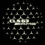 MERCEDES BENZ  CLS 63 AMG  LOGO PROJECTOT LIGHTS  (quantity 1 = 1 sets/2 door lights)Nr.03f016