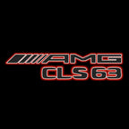 MERCEDES BENZ  CLS 63 AMG  LOGO PROJECTOT LIGHTS  (quantity 1 = 1 sets/2 door lights)Nr.03f013