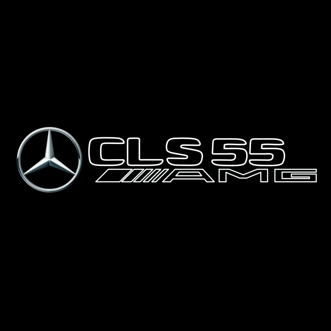 MERCEDES BENZ  CLS 55 AMG LOGO PROJECTOT LIGHTS  (quantity 1 = 1 sets/2 door lights)Nr.03f09