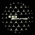 MERCEDES BENZ E63 AMG LOGO PROJECTOT LIGHTS  (quantity 1 = 1 sets/2 door lights)Nr.03f08