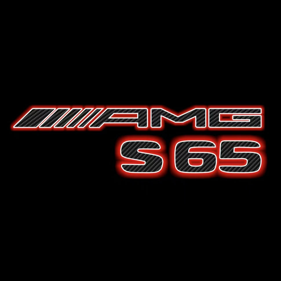 MERCEDES BENZ S 65 AMG LOGO PROJECTOR LIGHTS  (quantity 1 = 1 sets/2 door lights)Nr.03f016