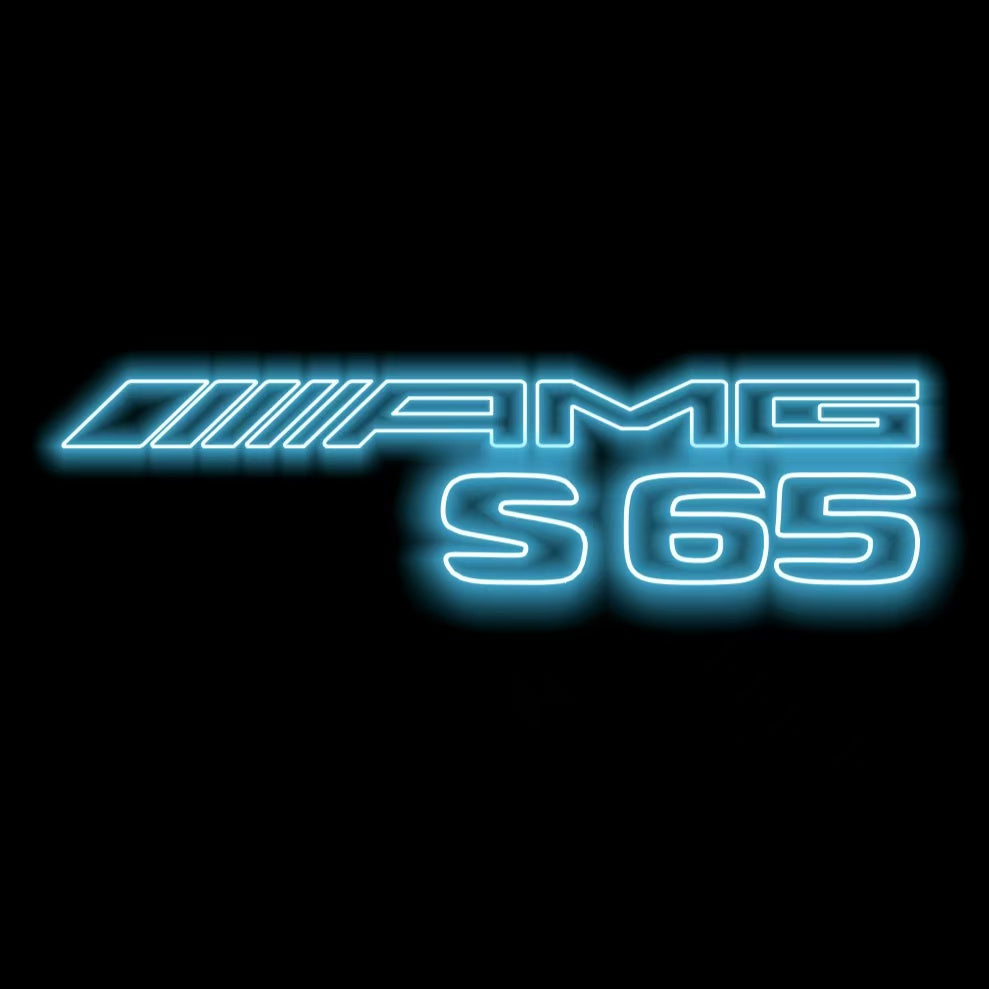 MERCEDES BENZ S 65 AMG LOGO PROJECTOR LIGHTS  (quantity 1 = 1 sets/2 door lights)Nr.03f016