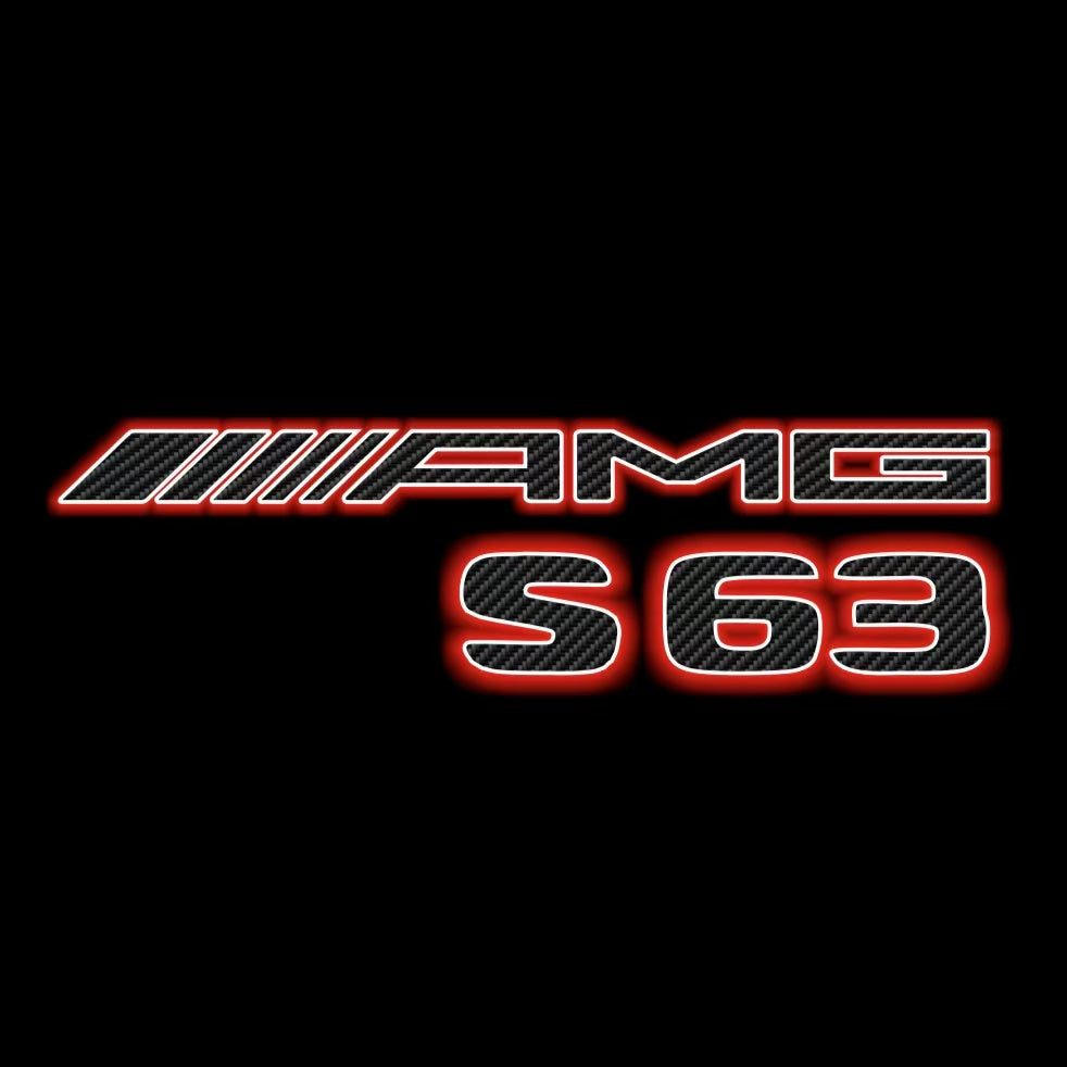 MERCEDES BENZ S 63 AMG LOGO PROJECTOR LIGHTS  (quantity 1 = 1 sets/2 door lights)Nr.03f08