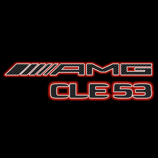 MERCEDES BENZ CLE 53 AMG  LOGO PROJECTOT LIGHTS  (quantity 1 = 1 sets/2 door lights)Nr.03f05