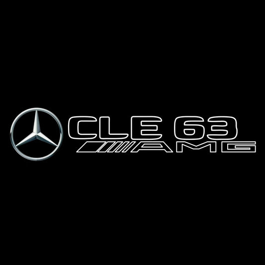 MERCEDES BENZ CLE 63 AMG  LOGO PROJECTOT LIGHTS  (quantity 1 = 1 sets/2 door lights)Nr.03f07