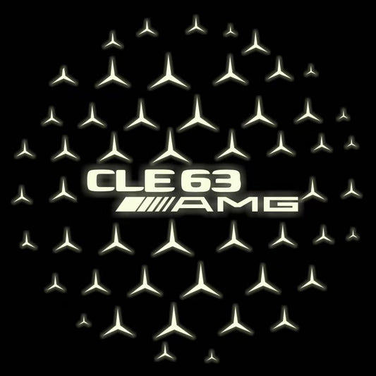 MERCEDES BENZ CLE 63 AMG  LOGO PROJECTOT LIGHTS  (quantity 1 = 1 sets/2 door lights)Nr.03f08